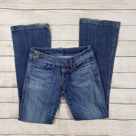 Citizens Of Humanity Denim - COH low rise flap pocket flare denim jeans bootcut